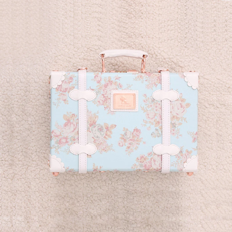 Grasp Dream Vintage Floral Travel Bag Luggage sets 13