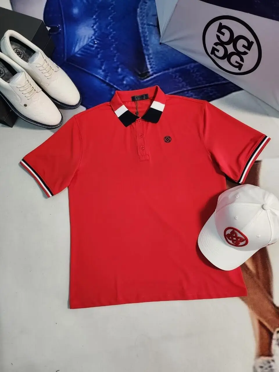 

Men's Golf Short-sleeve Polo T-shirt Top Clothing Sports Shirt for Summer Casual Outdoor Golf Wear