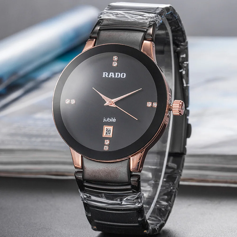 Top Rado Classic Style Original Watches for Mens Full Stainless Steel Automatic Date Watch Quality Sports Waterproof AAA Clocks