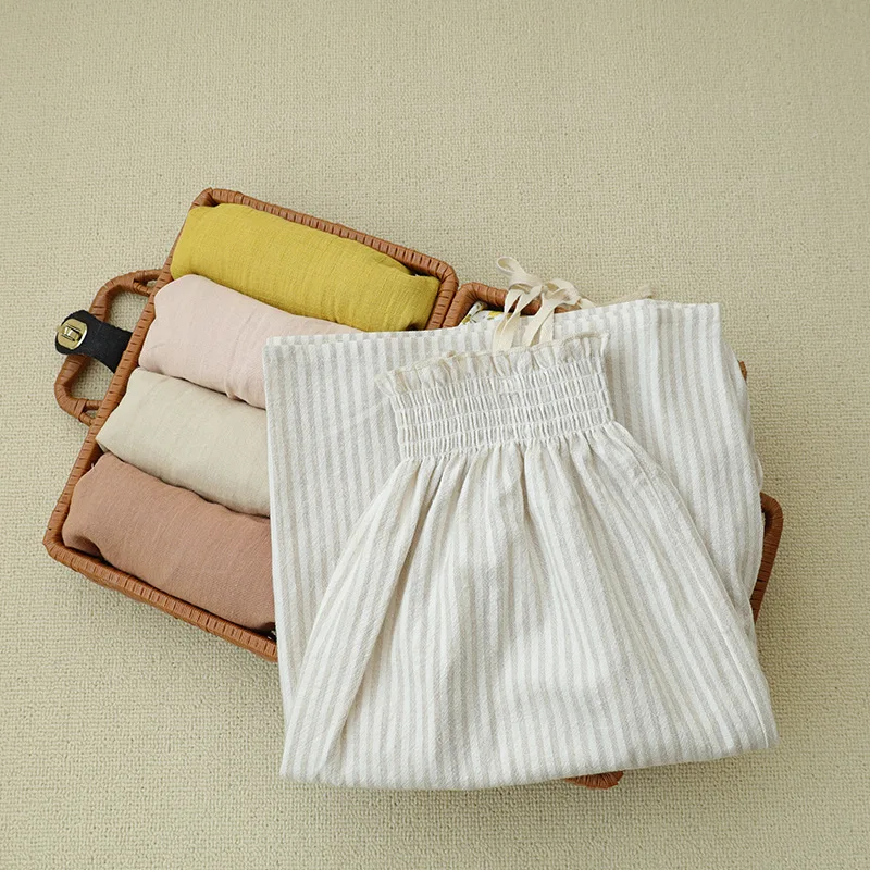 

Spot Striped Jumpsuit Girls Jumpsuit Pure White Thin Section Suspender Jumpsuit Baby Overalls