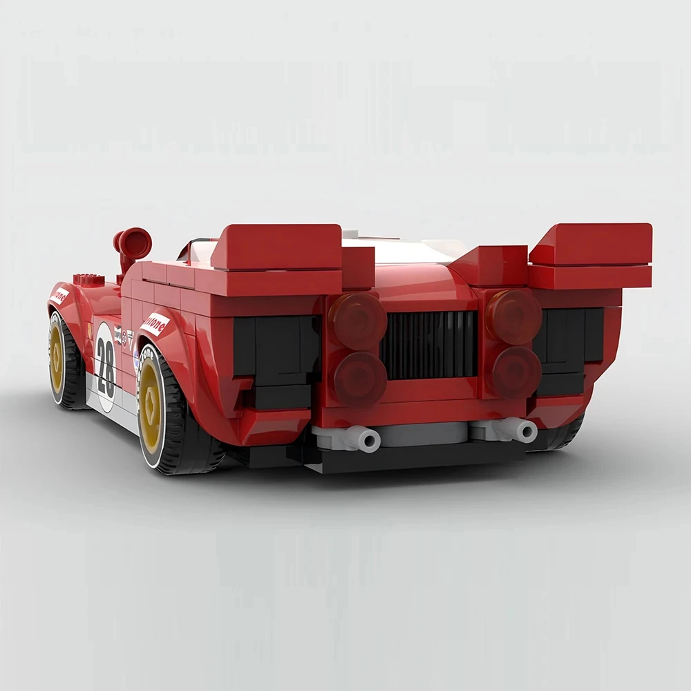 231 шт. Детский конструктор гоночный автомобиль