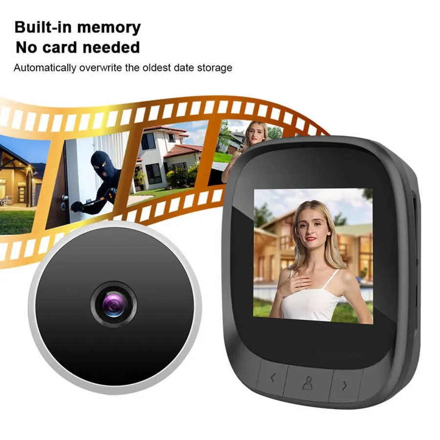 2.4inch Video Intercom Smart Visual Door Viewer Entry Digital Video Peephole Security Eye Monitoring Camera Home Security Best enlarge