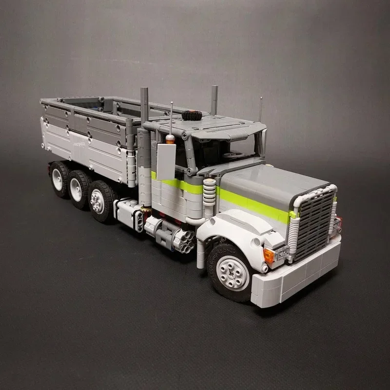 MOC- 129295 Классический день Freightliner кабина самосвал строительный блок модель 1746