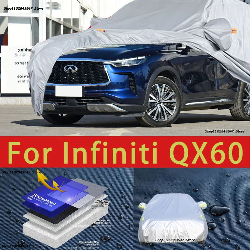 Наружная защита для lnfiniti QX60 полные автомобильные Чехлы снежный чехол