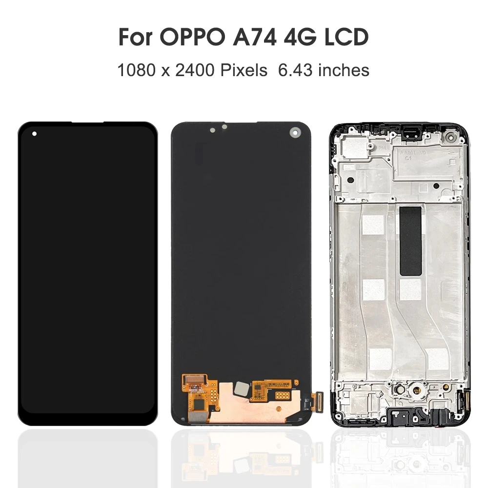 Новый дигитайзер для OPPO A74 4G CHP2219 BBK 2219 ЖК-дисплей сенсорный экран сборка Замена для Realme 8 4G Realme 8 Pro