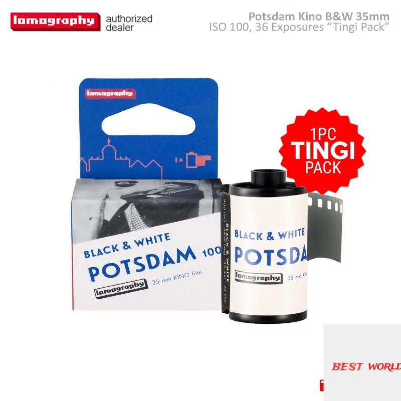 

LOMOGRAPHY Potsdam Kino Black & White 1pc TINGI Negative Film 100 ISO - 35mm 135 MVP CAMERA