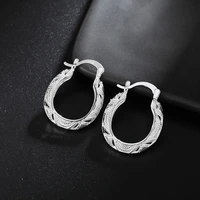 wholesale 925 silver vintage earrings for woman high quality fashion party jewelry christmas gifts wedding korean