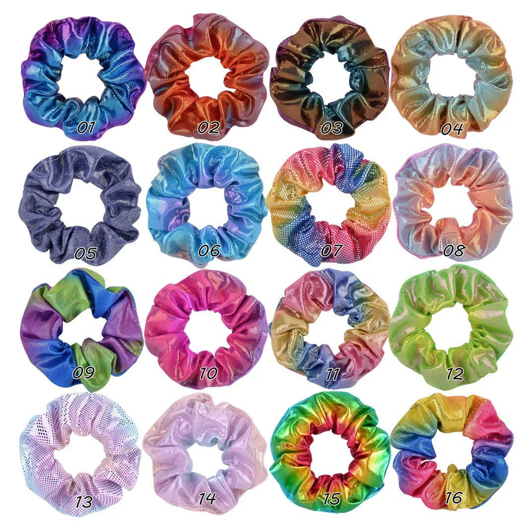 

Gradient Color Hair Scrunchie Elastic Hair Band For Women Ponytail Holder Rubbon Band Hair Ties Rope Headband Hair Accessories