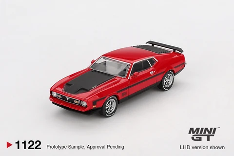 TSM MODEL MINIGT 1:64 Mach1 1971 гоночный красный автомобиль