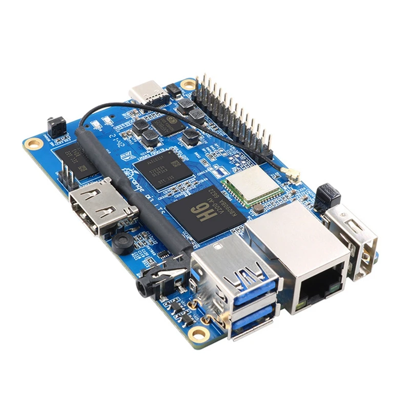 Для Orange Pi 3 LTS макетная плата Allwinner H6 чип 2 Гб ОЗУ 8 ГБ EMMC память встроенная Prog RAM ming