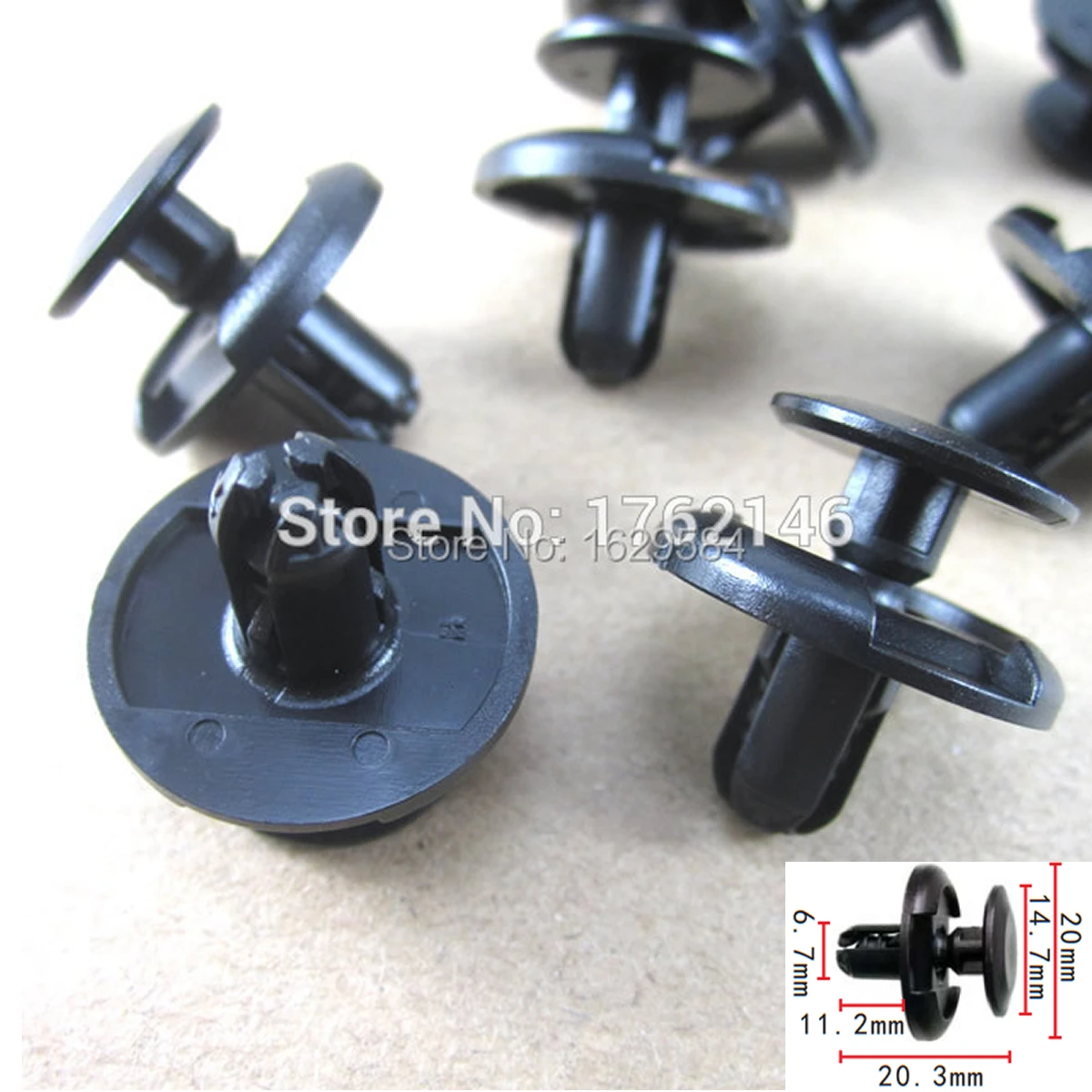 

30x Good Quality Bumper Fender Retainer Clips For Fiat Suzuki Toyota Mitsubishi Mazda Grand Vitara 09409-07332 0940907332