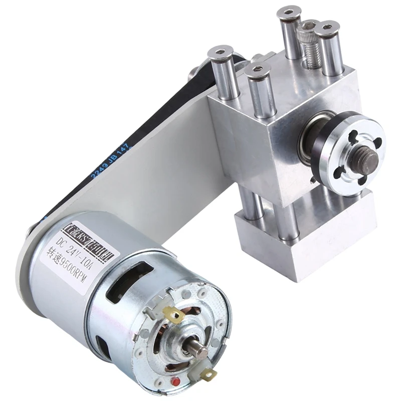 Мини-алюминиевая настольная пила подъемный шпиндель сделай сам резка полировка