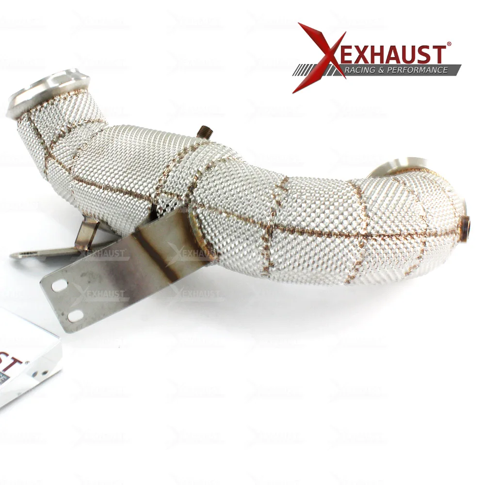 Выхлопная труба для Mercedes Benz A45 AMG CLA45 C118 W177 X118 тепловая защита канальной трубы