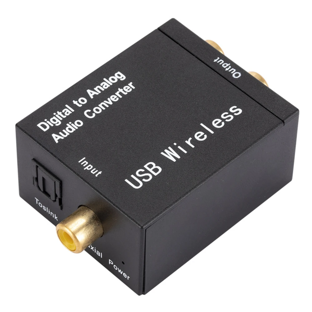 Digital to Analog Audio Converter Support Bluetooth Optical Fiber Toslink Coaxial Signal to RCA R/L Audio Decoder SPDIF DAC images - 6