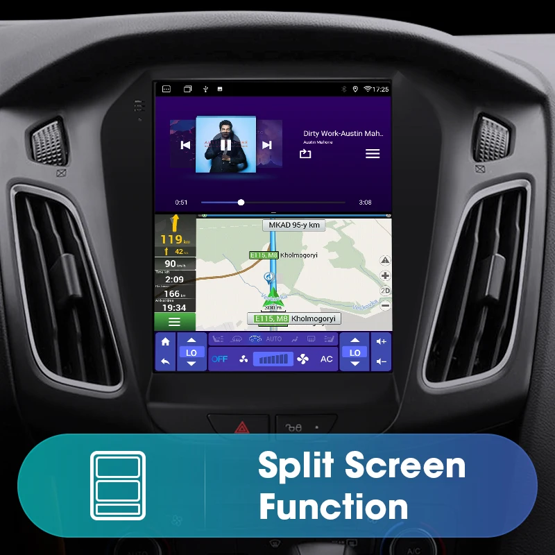 Магнитола Jansite для Ford Focus 3 Mk3 2012-2017 2 Din Android 11 мультимедийный проигрыватель видео 8