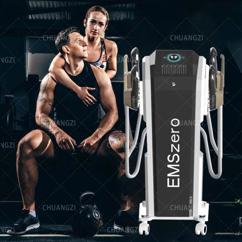 

2023 New DLS-EMSLIM Nova 13 Tesla Power 5000W hi-emt Machine 4 Handle Pelvic Stimulation Pad Optional Emszero