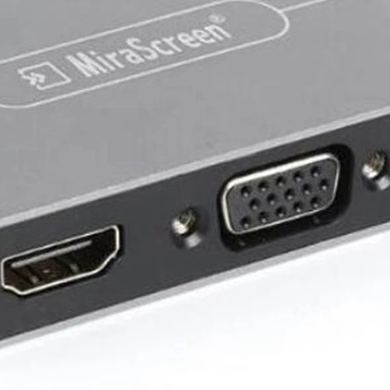 Mirascreen X6W Plus 4K беспроводной HDMI совместимый дисплей адаптер двухдиапазонный 5 ГГц Wifi приемник VGA беспроводной монитор