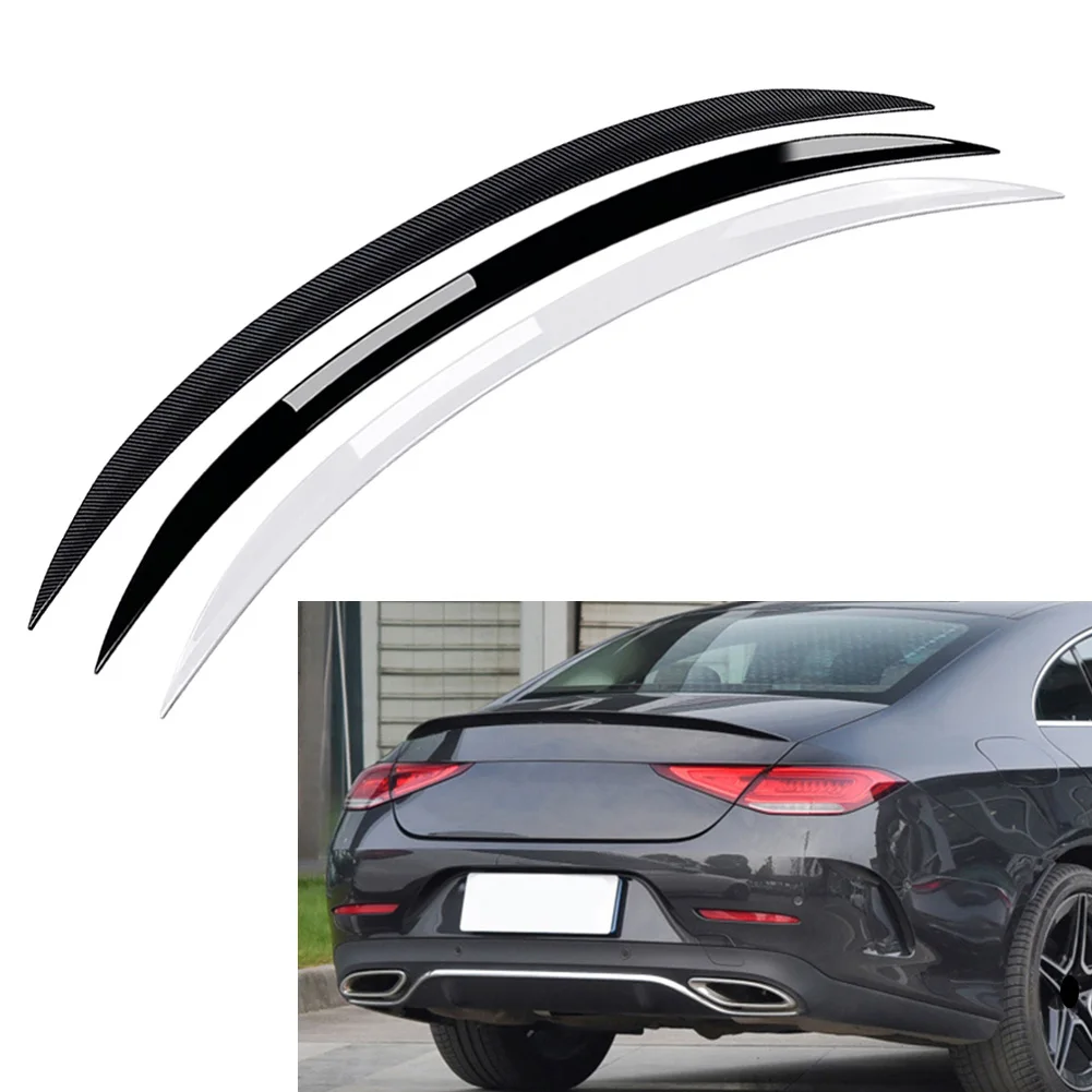 

Car Rear Trunk Lip Spoiler Trim Wing Accessories For Mercedes Benz C257 CLS 260 300 350 450 CLS53 AMG 2019 2020 2021 2022