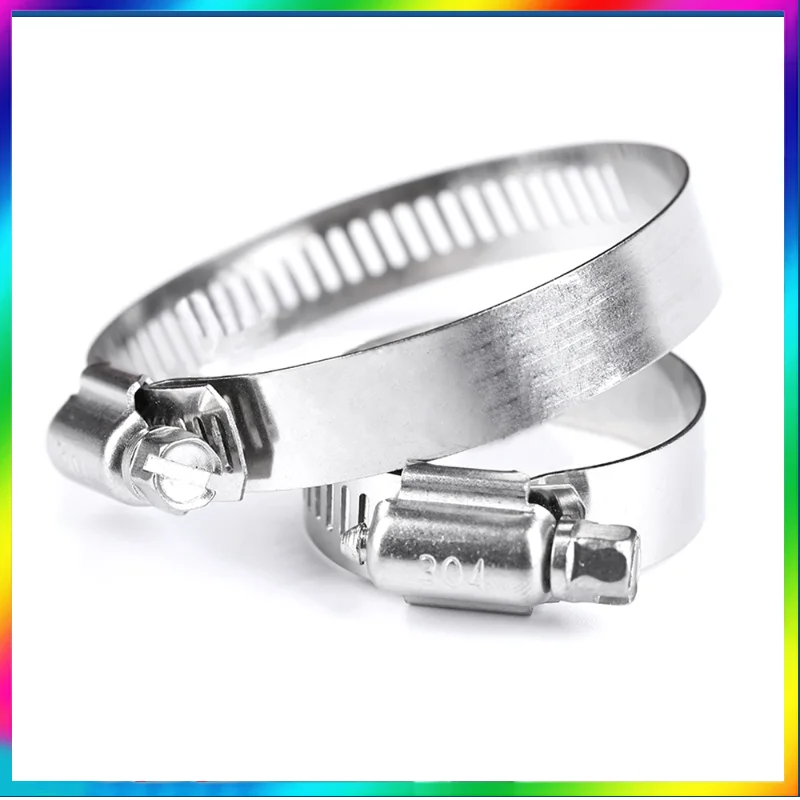 

Pipe Hose Clamps Stainless Steel Hoop Clamp Automotive Car Fuel Pipe Tube Clip Hardware Spring Water Plumbing 14-127mm