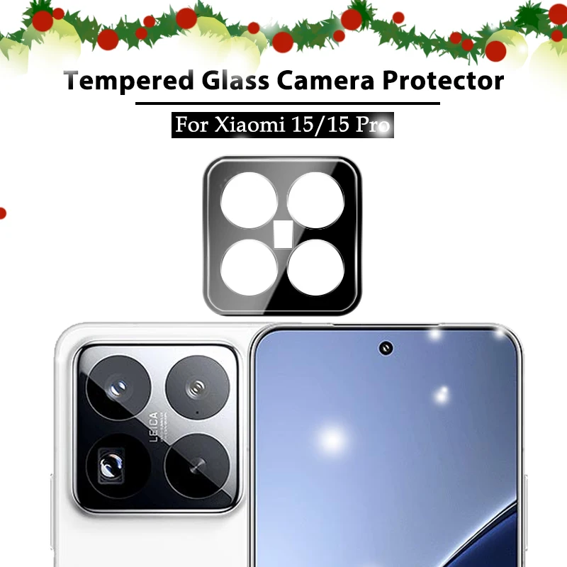 Закаленное стекло 3D-объектива для XIaomi 15 14T 14Pro 5G черная пленка объектива Xiaomi15Pro 14TPro