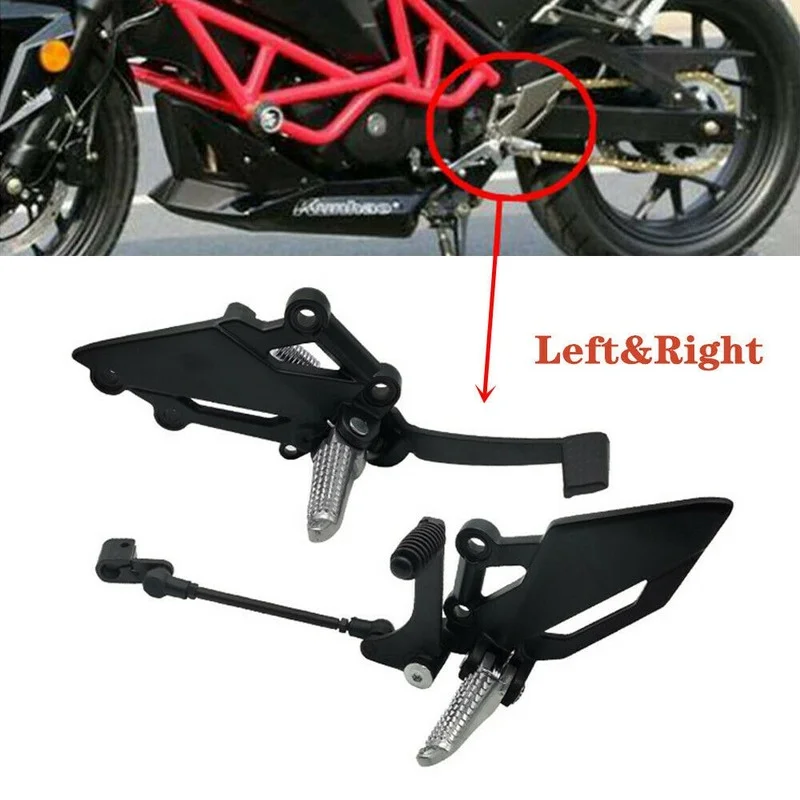 

Motorcycle Shift Lever Frontset Foot Peg Bracket Footrest Pedal Shifter Racing
