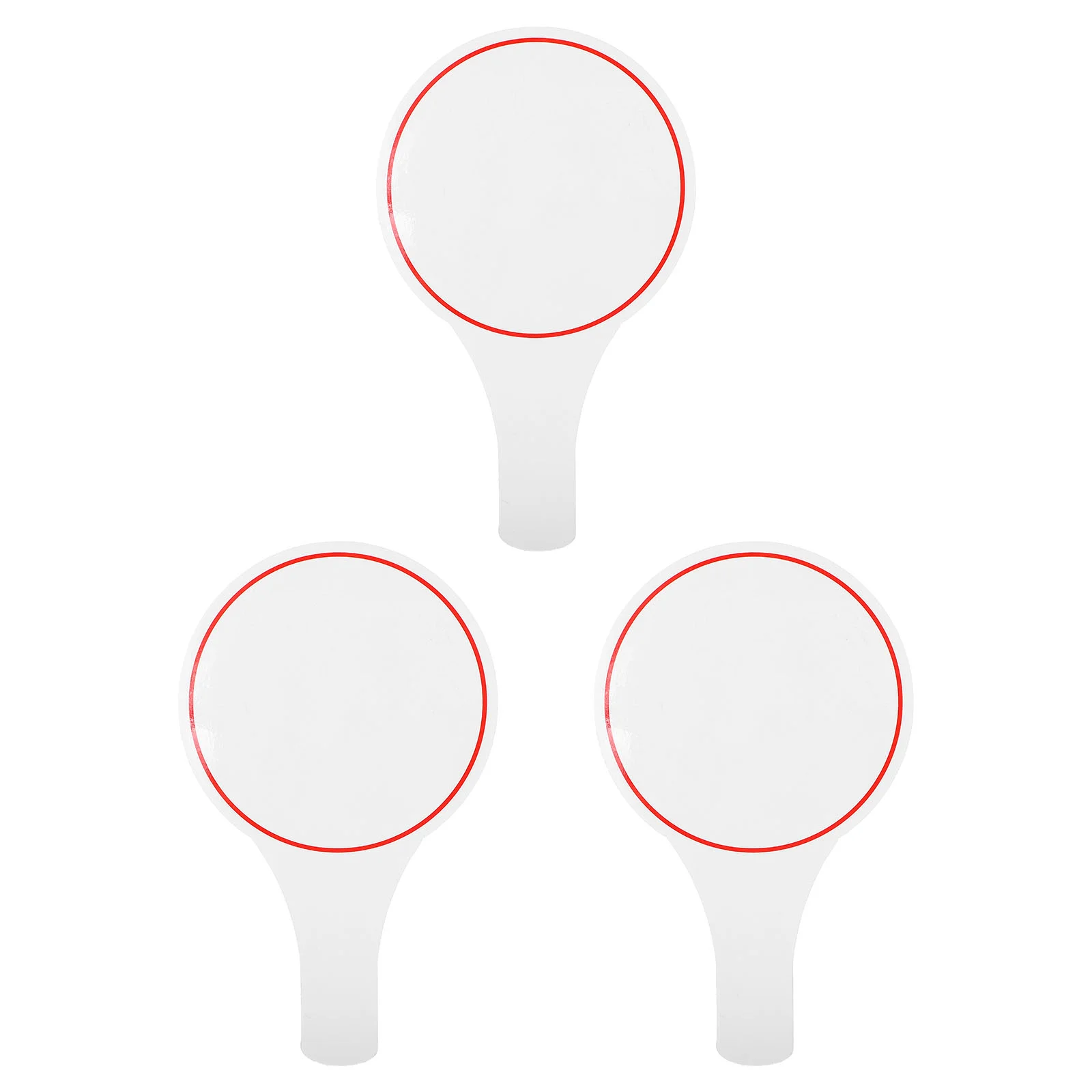 

3 Pcs Score Board Scoreboard Judges Mini White Boards Blank Single Side DIY Scoring Erasable Voting Writing