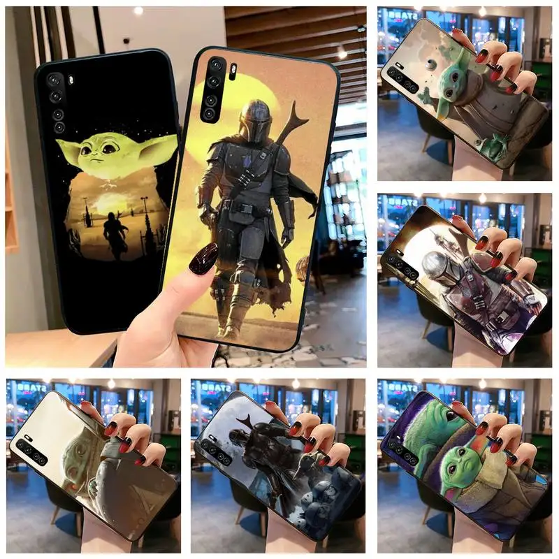 

Mandalorian Baby Yodas Phone Case For Huawei P20 P30 P40 P50 Lite E P Mate 50 40 30 20 Pro