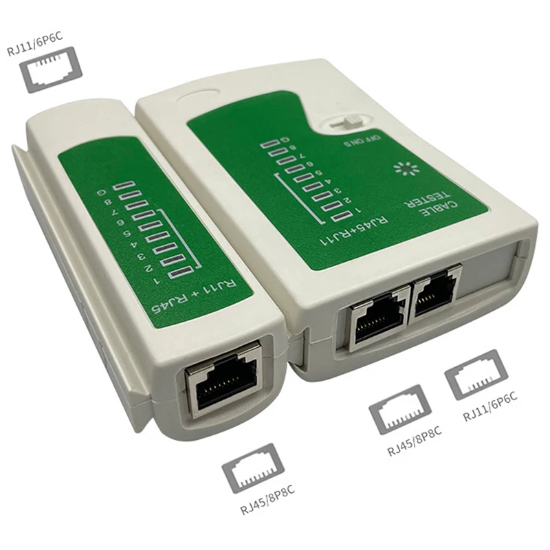 

RJ45 Cable Lan Tester Network Cable Tester RJ45 RJ11 RJ12 CAT5 UTP LAN Cable Tester Networking Tool Network Repair