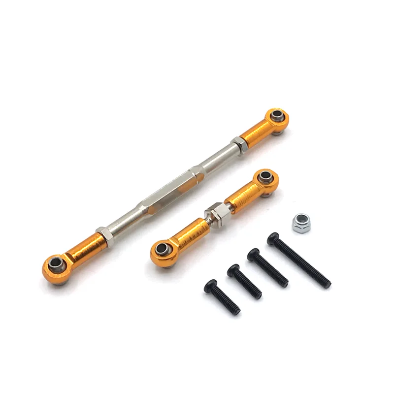 Металлическая усовершенствованная передняя ось рулевого стержня для WPL C14 C24 B14 B16 B24 B36 HengLong FeiYu JJRC Запчасти для радиоуправляемых автомобилей