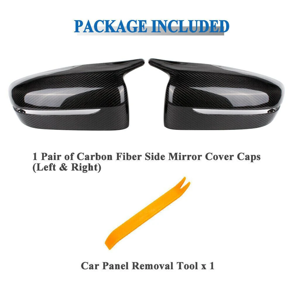 

Carbon Fiber Mirror Cover Cap For BMW 2 4 5 7 8 Series G11 G12 G20 G21 G22 G23 G30 G31 G39 Reverse Mirror Housing Outer Cover