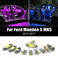 for ford mondeo 5 mk5 2013 2014 2015 2016 2017 car led bulbs interior dome reading lamps vanity mirror trunk lights accessories