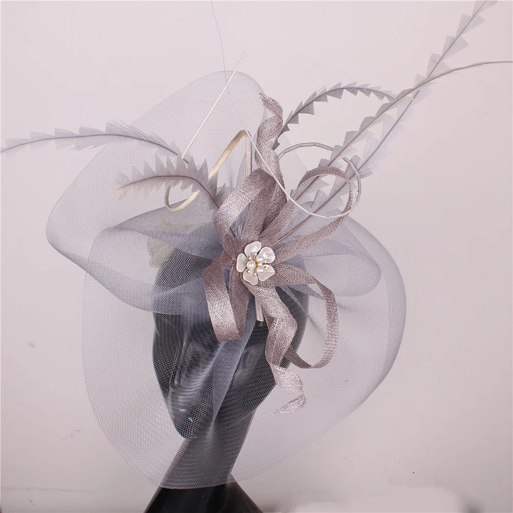 Винтажные золотые шапки-волшебники с сеткой и цветком шляпы аксессуары для волос