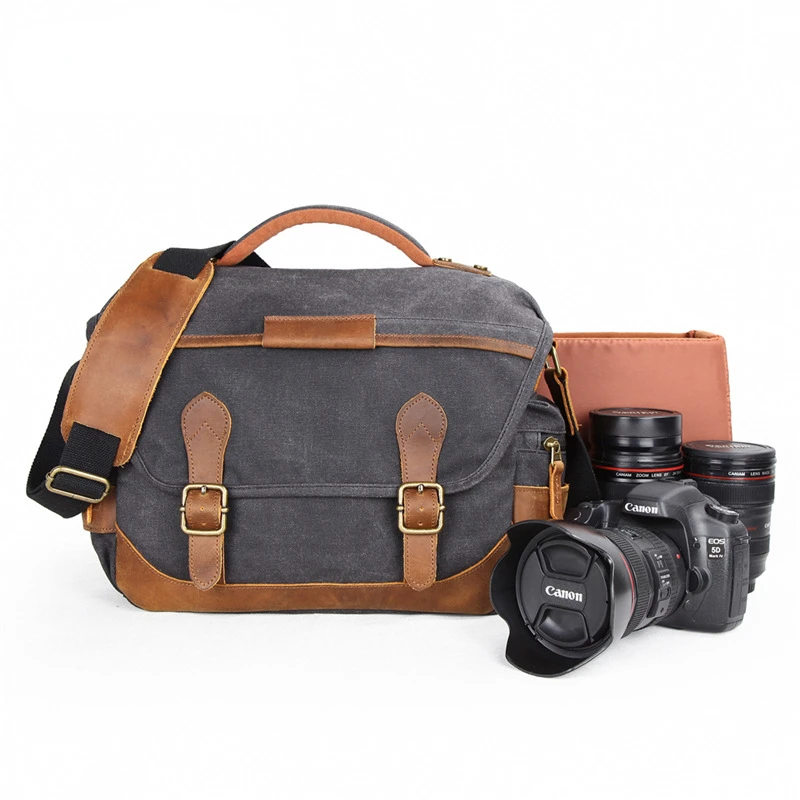

SLR Camera Bag Waterproof Large-capacity Professional Photography Bag Shoulder Suitable For Nikon Canon Outdoor Messenger Bag