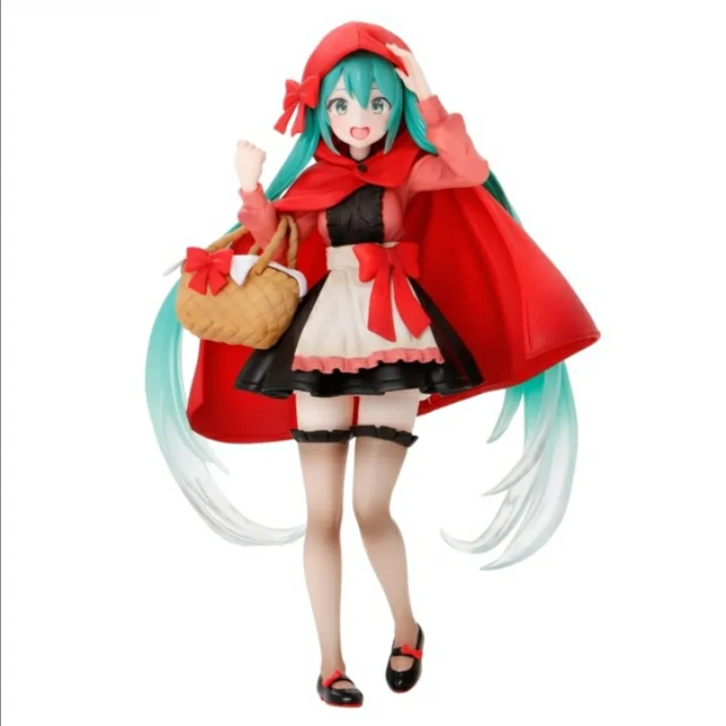 

18cm TAITO VOCALOID Hatsune Miku Little Red Riding Hood Anime Figure Ver Action PVC Collection Model Toy Anime Figure Toys For K