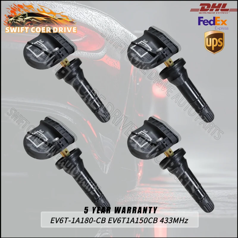Фото EV6T-1A180-CB EV6T1A150CB 433 МГц TPMS датчик контроля давления в шинах для Ford C-Max Mondeo Kuga Grand Focus Fiesta Ranger №2