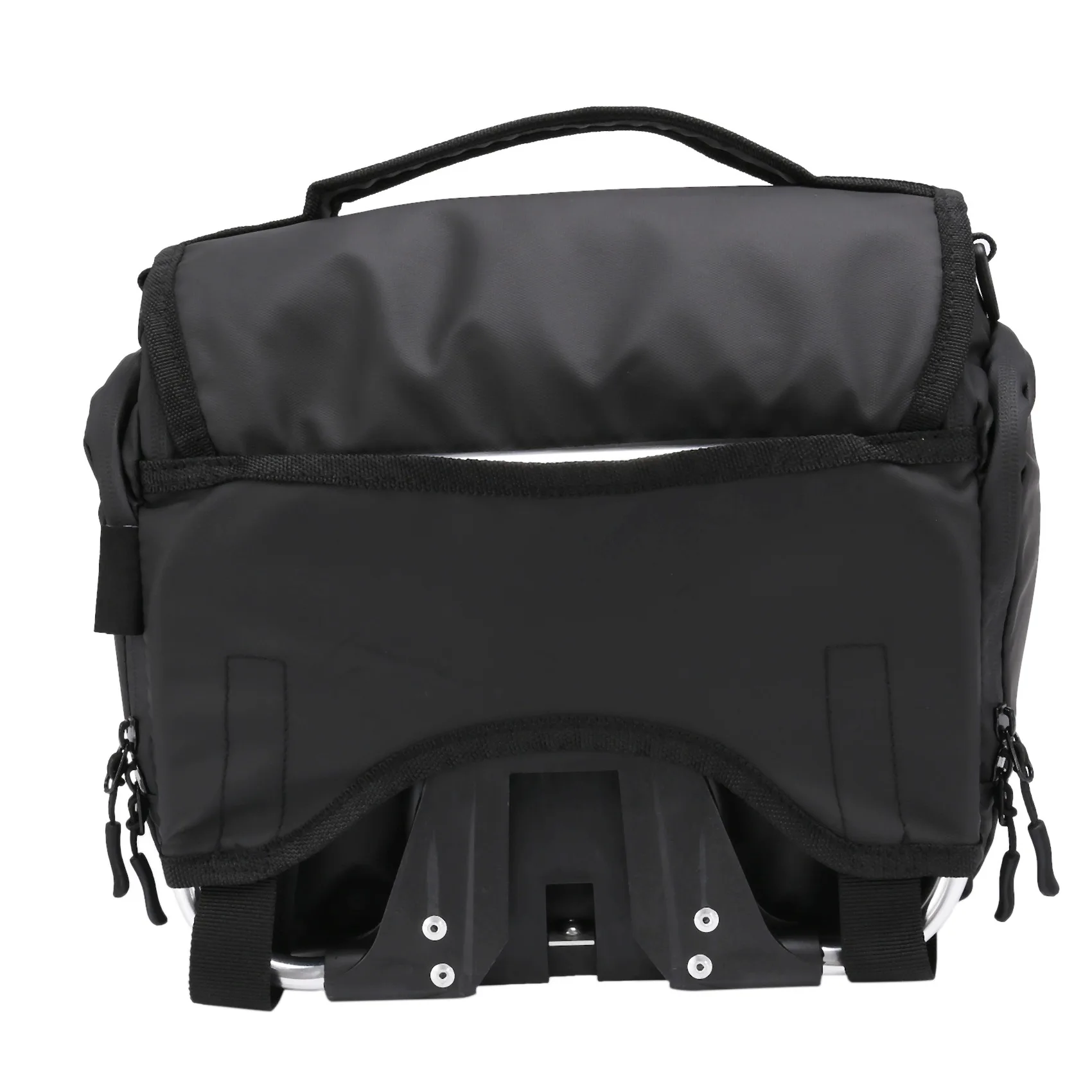 Передняя сумка для велосипеда рюкзак с подставкой и дождевиком складного