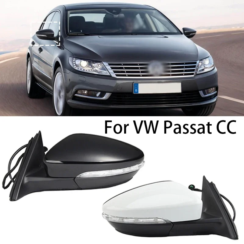 Автомобильное заднее боковое зеркало в сборе для VW Passat CC 2008 2009 2010 2011 2012 2013-2018