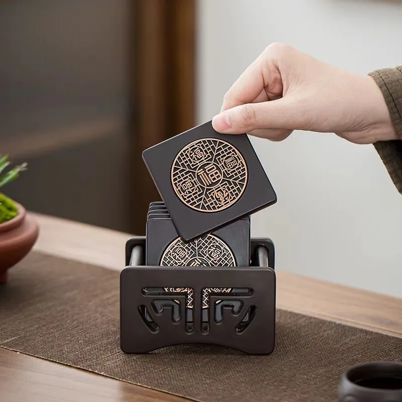 Бакелитовая чашка набор ковриков для чайной церемонии изолирующий коврик