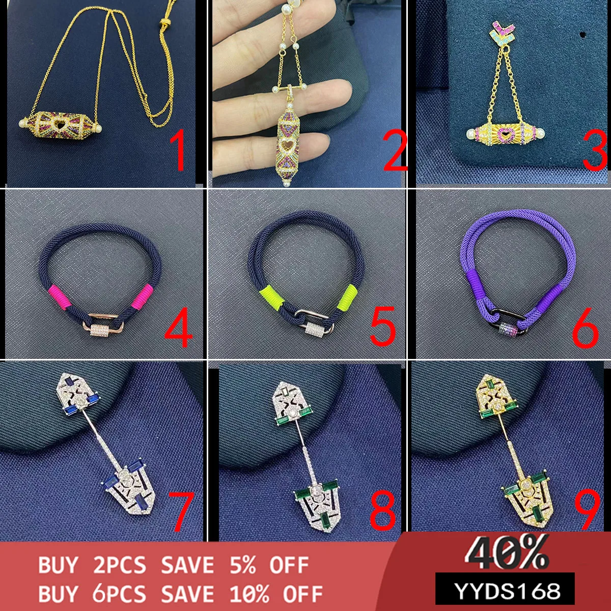 

High Quality Personality 925 Sterling Silver Earrings Women Rainbow Zircon Nylon Bracelet Cross Jewelry Earrings Jewelry