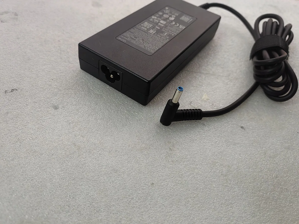 Фото L41423-003 TPN-DA19 SU10473-19001 Для ноутбука HP Omen 17-w047nr 120 Вт 19,5 В 6,15 А L41856-001 OEM 190045 -11 Адаптер переменного тока с синим наконечником №4