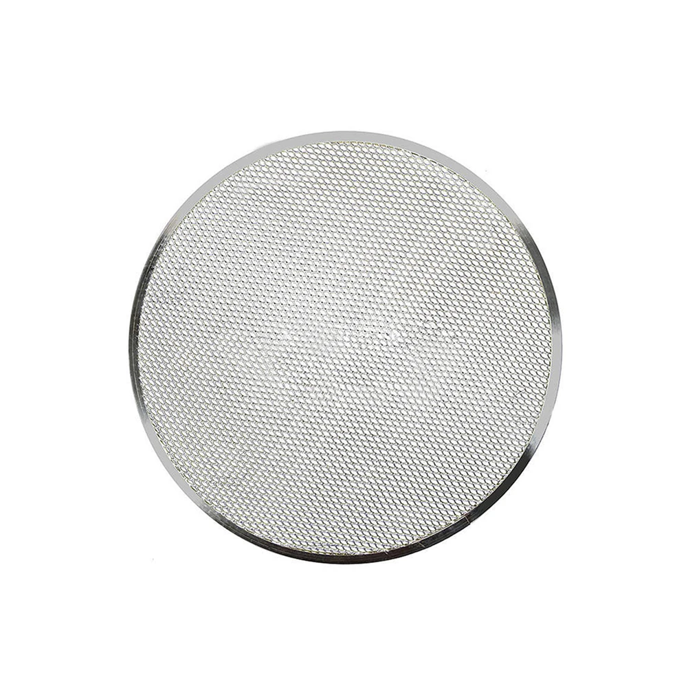 

Baking Tray Kitchen Tool Pizza Screen Gadgets Thickened Aluminum Alloy For Oven Restaurant Cookware Flat Mesh Home Easy Clean