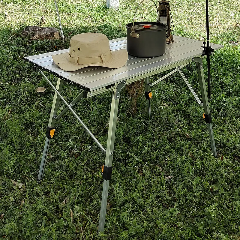 

Adjust Height Camping Hiking Climbing Table Folding Aluminium Alloy Table