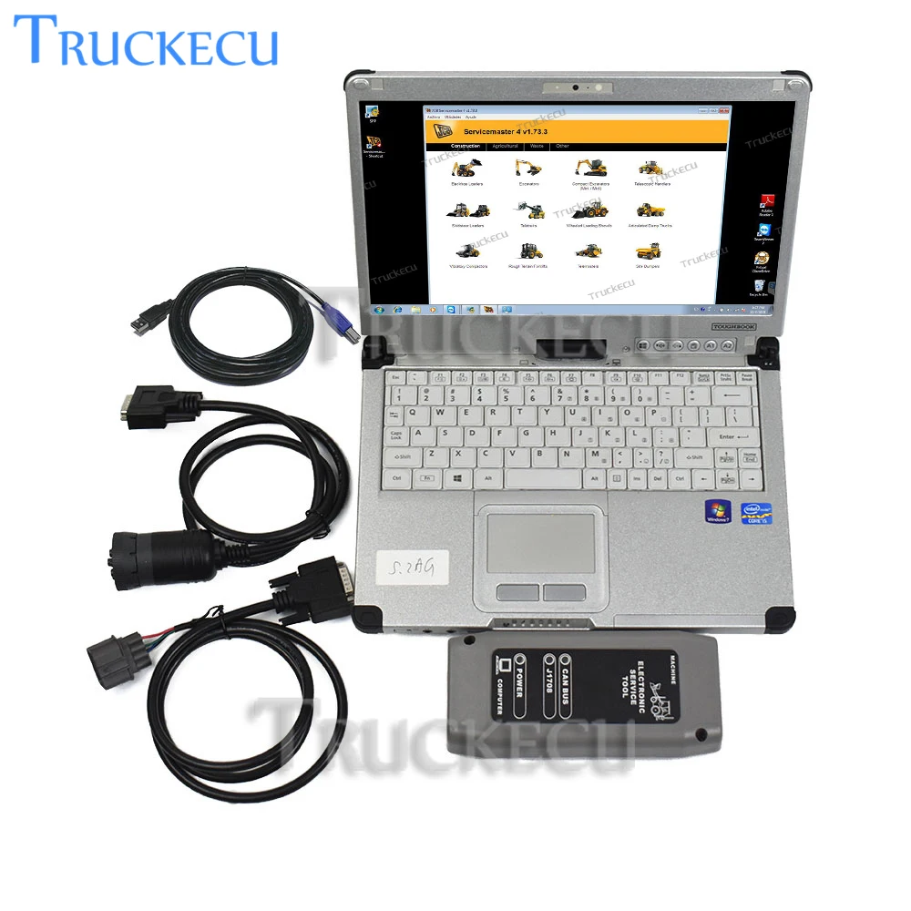 

Excavator Diagnostic tool for JCB Electronic Service tool DLA JCB Service Master Agricultural Diagnostic Scanner+CF C2 Laptop