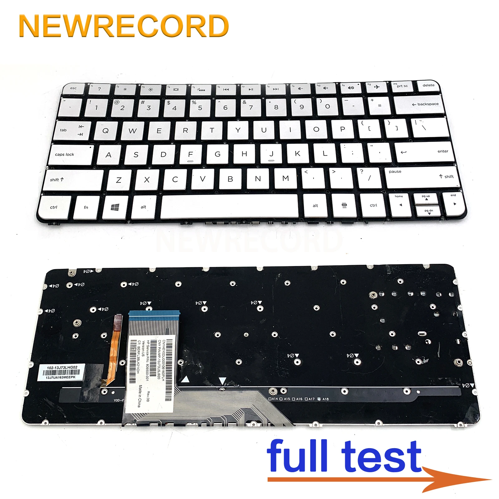 Клавиатура для ноутбука HP Spectre X360 G1 G2 13-4003DX 13-4000 13-4005 13-4002dx с подсветкой в США 806500 -001