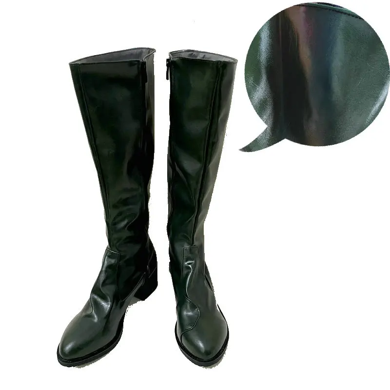 Shin Kamen Rider 1 go Cosplay Dark Green boots Custom Size Shin 1 go Boots Masked Rider The First Shoes
