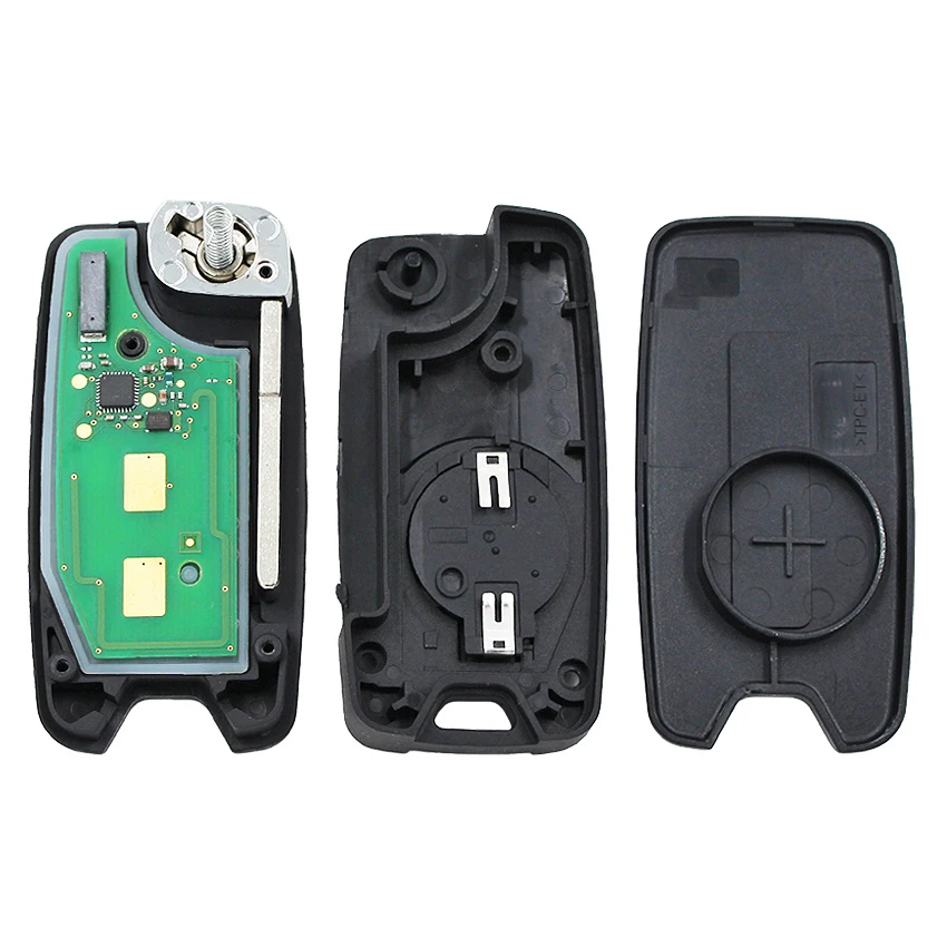 Ecusells Складная фотография для Jeep Renegade 2016 2017 2018 433MHz ID48 Chip Megamos AES - 2ADFTFI5AM433TX SIP22 Blade