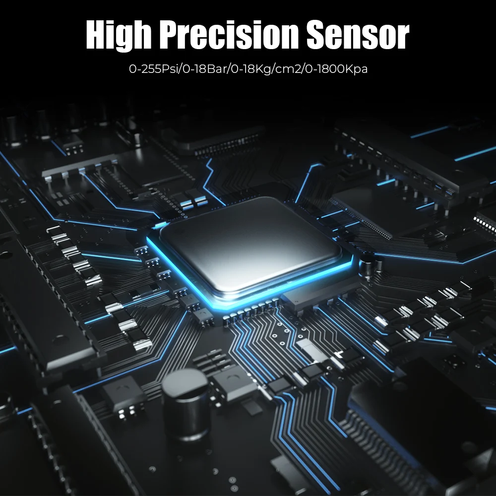 Автомобильный манометр Универсальный измеритель давления в шинах с цифровым