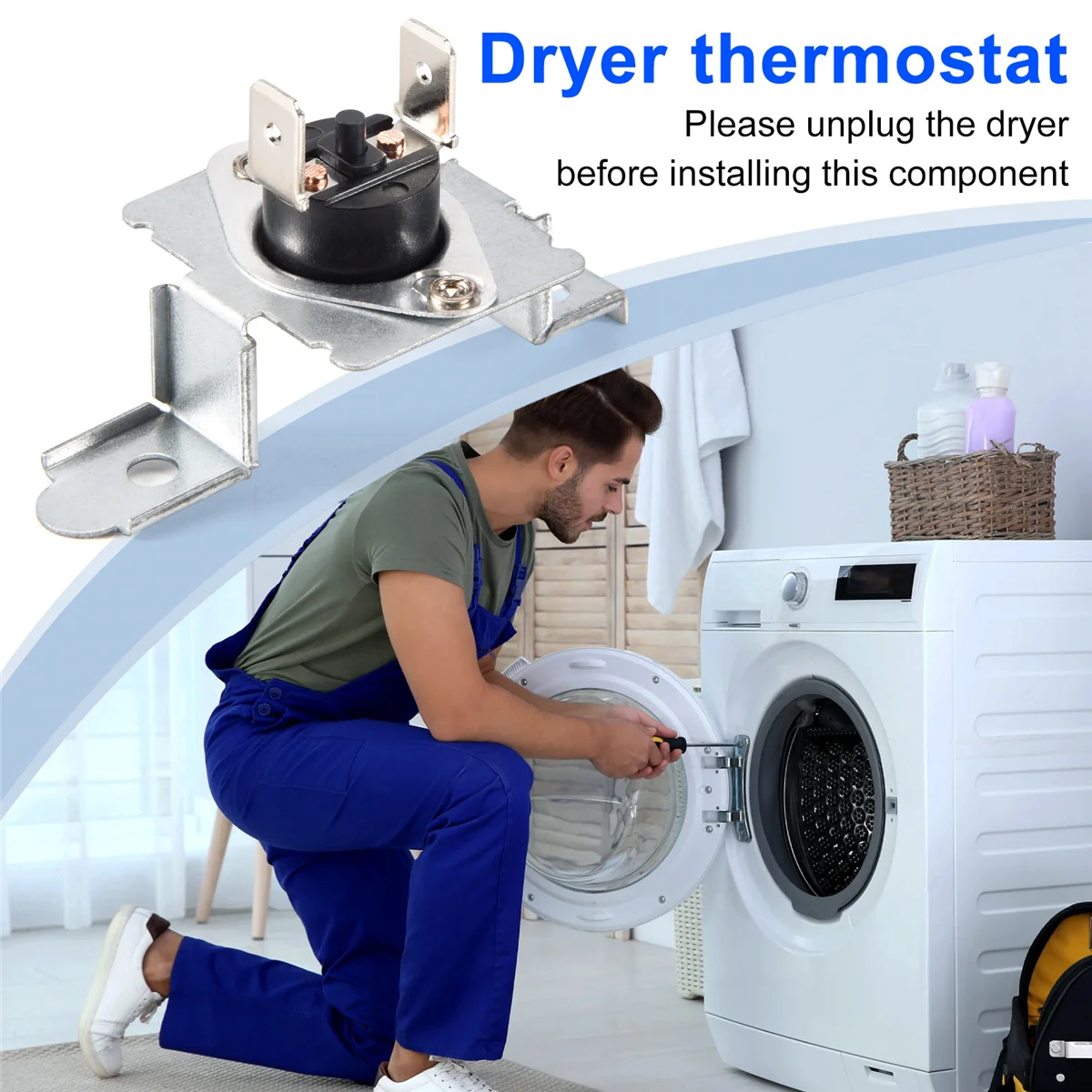 6931EL3003C Запасные части термостата с высоким пределом для сушилки LG 1268365 6931EL3003G PS