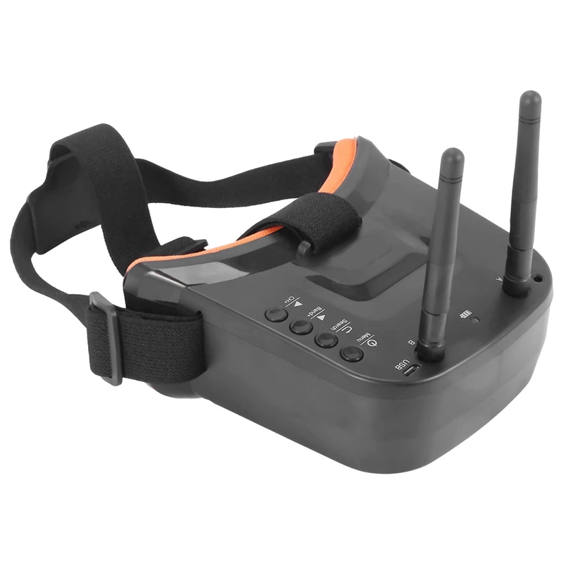

FBIL-Mini FPV Goggles 3 Inch 480X320 Display Double Antenna Reception 5.8G 40CH With Battery For RC FPV Racing Drone Quadcopter