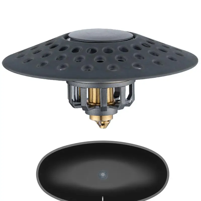 

Bathroom Pop Up Sink Drain Stopper Wash Basin Strainer With Basket Won't Spill With Hair Catcher Ideal For Bathroom Kitchen